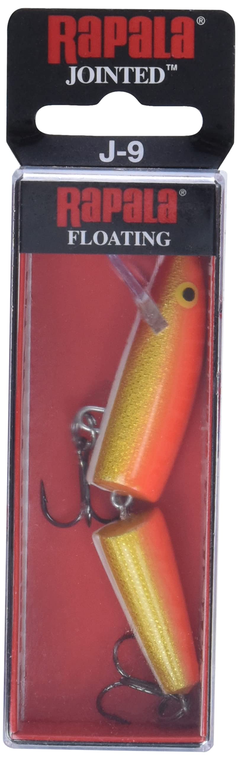 Rapala Jointed 3-1/2", Gold Fluorescent Red