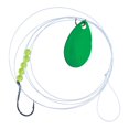 thumbnail image 1 of Eagle Claw QLWRGR1-4 Laser Walleye Rig, Single Hook Size 4, green, 1 of 1