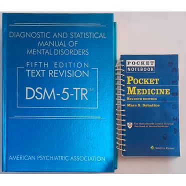 POCKET NOTEBOOK- POCKET MEDICAMEN & DSM 5 TR HARDCOVER