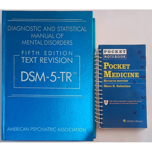 POCKET NOTEBOOK- POCKET MEDICINE & DSM 5 TR HARDCOVER