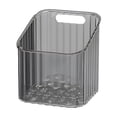 thumbnail image 1 of Plastic Garlic And Ginger Storage Basket With Wall Mount Adhesive Backing 10 cm x 10 cm x 11 cm For Kitchen Organization, 1 of 6
