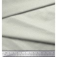 thumbnail image 3 of Soimoi Modal Satin Fabric Geometric Small Print Fabric by The Yard 42 Inch Wide, 3 of 3