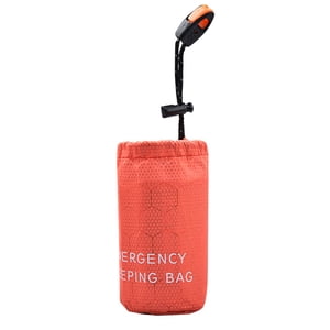 Yeacher Portable Thermal Emergency Sleeping Bag with Storage Sack for Camping Exploring