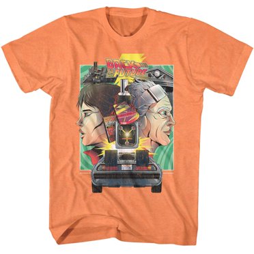Back To The Future Affiche Can'taloupe Chiné T-Shirt pour Adulte