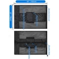 thumbnail image 4 of Extra Large Ball Bag, Mesh Soccer Ball Bag 48X24CM, 4 of 7