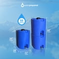 thumbnail image 3 of WaterPrepared Réservoir de Stockage d'Eau Potable avec Robinets, 55 Gallons, Bleu, 3 of 7