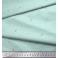 thumbnail image 2 of Soimoi Green Rayon Fabric Flower Buds & Dots Print Sewing Fabric Yard 42 Inch Wide, 2 of 5