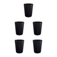thumbnail image 3 of ZheElen PP Office And Home Waste Bin - 6L Capacity Easy Access Kitchen Large Capacity Kitchen Bedroom Black L 5Set, 3 of 6