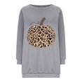 thumbnail image 4 of 2023 Chandail à Capuchon Surdimensionné pour Femmes Mode Décontractée Manches Longues Col Rond Imprimé Chandail pour Dames Hauts Blouse Costumes d'Halloween/Noël Rabais de 50 % Liquidation, 4 of 4