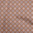 thumbnail image 1 of oneOone Georgette Viscose Brown Fabric Asian Traditional Block Sewing Craft Projects Fabric Prints By Yard 42 Inch Wide, 1 of 4