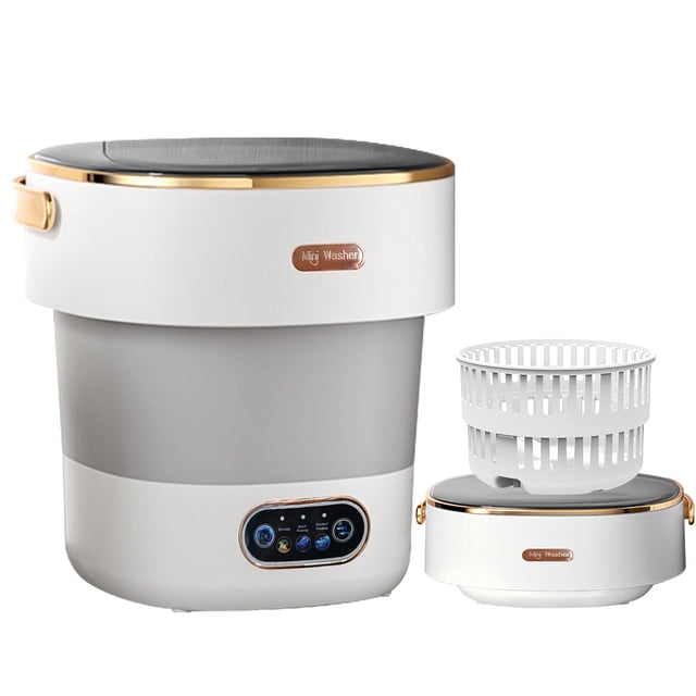 Portable Washing Machine,Mini Washer 20L Upgraded With Spin Basket,Small Clothes Folding Washing Machine Of Underwear, Baby And Small Clothes,Suitable For Home Apartments Dormitor