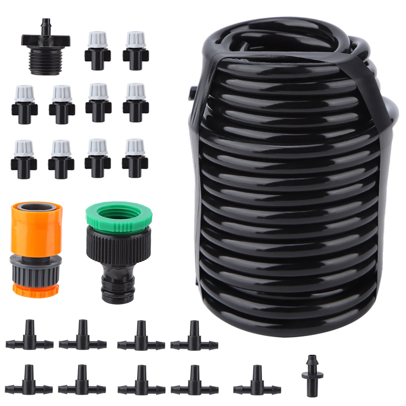 Nimomo Garden Hose Multipurpose 10m DIY Lawn Sprinkler Irrigation Auto Water Timer Plant Watering Garden Hose Set