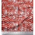 thumbnail image 1 of Soimoi Polyester Crepe Fabric Snake Animal Skin Print Fabric by The Yard 42 Inch Wide, 1 of 3
