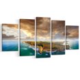 thumbnail image 2 of Great Ocean Road Australia Blue - Grande Impression sur Toile Seascape Art, 2 of 3
