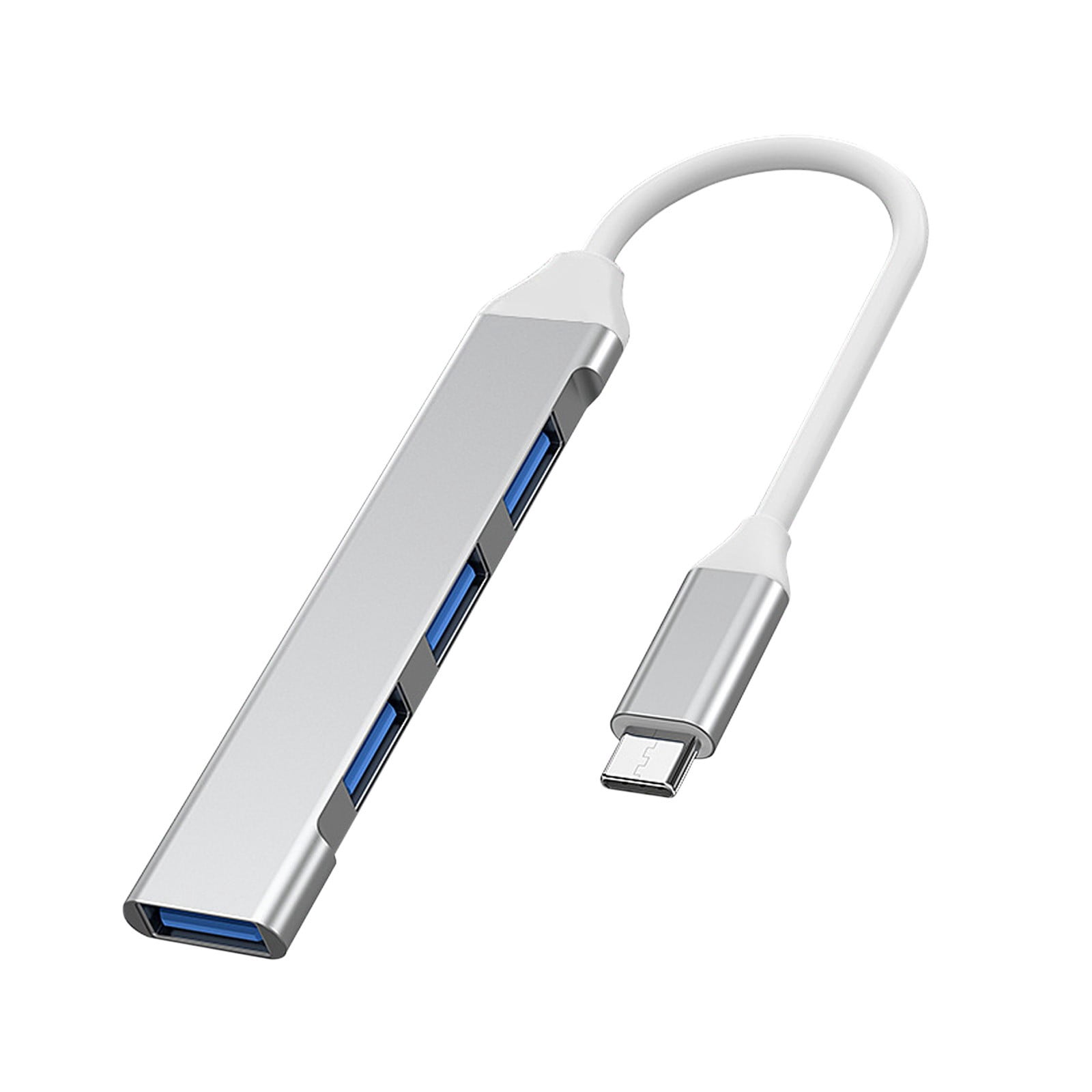 Usb C to Usb Adapter Mini Type-C Hub Extensions,4 Port Usb ,Type-C Adapter Station,Slim Portable Data Hub,Type-C Splitter Aluminum Usb Hub 3.0