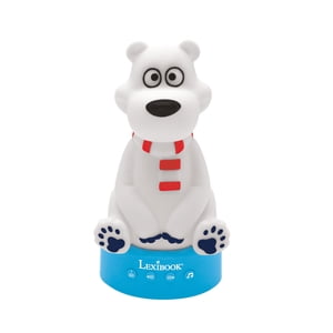 3D design Teddy Bear story teller with night light, music and color change 17cm (English)