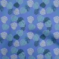 thumbnail image 1 of oneOone Velvet Blue Fabric Tropical Sewing Craft Projects Fabric Prints By Yard 58 Inch Wide, 1 of 5