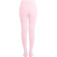 thumbnail image 3 of ORUYROP Women's Solid Colored Opaque Microfiber Footed Tights, 3 of 7