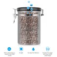 thumbnail image 3 of Yosoo Coffee Container Large Airtight Stainless Steel Black Kitchen Sotrage Canister 4 Colors, 3 of 6