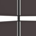 thumbnail image 5 of vidaXL 6-Panel Room Divider Brown 300x220 cm Fabric, 5 of 5