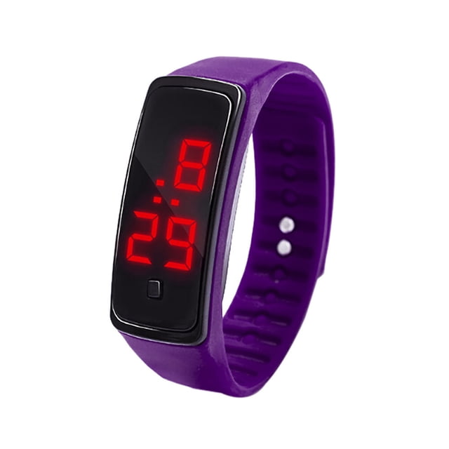 TIMIFIS Kids Watch LED Digital Display Bracelet Watch Children's Students Silica Gel Sports Watch - Summer