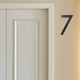 thumbnail image 4 of Meitianfacai 5 Inch Modern Metal House Numbers Black Door Number House Address Letters And Numbers For Outside Signs, 4 of 5