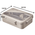thumbnail image 1 of Contenant Alimentaire Bento Boîte à Lunch Bento Délicieuse pour Adultes, 1 of 1