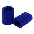 thumbnail image 2 of S SERENABLE 2Pcs Wrist Sweatbands Sports Wristbands for Football Basketball Running Athletic deep blue, 2 of 8
