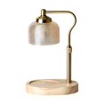 thumbnail image 1 of Tnarru Candle Warmer Lamp Candle Melting Table Lamp Wooden Base Adjustable Height Electric with Bulbs for Tabletop Living Room Decor, 1 of 8