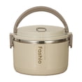 thumbnail image 2 of Wzzjkit Boîte à Lunch Isolée en Acier Inoxydable Scellée, Chauffable, Boîte de Rangement pour Aliments Portable, Chauffage au Micro-Ondes, Double Couvercle, Bol à Soupe, Boîte Bento pour Hommes, Femmes, Adultes, Enfants, Travail, Pique-Nique, Lunchbox, 2 of 9