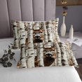thumbnail image 3 of Erosebridal Reindeer Elk Bedspread Sets King Size, Rustic Animal Bed Quilt, Hunting Theme Decor, 3-Piece, 3 of 5