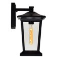thumbnail image 2 of Leawood 1 Light Black Outdoor Wall Light, 2 of 4
