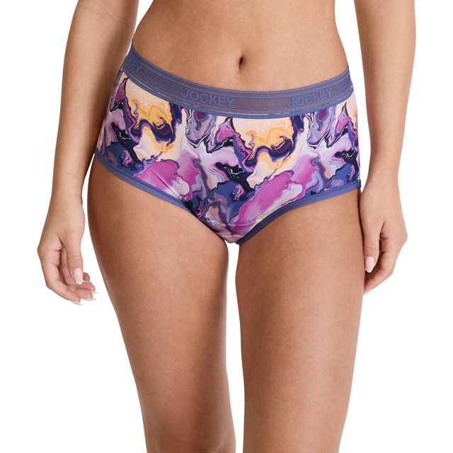 Jockey Women's Worry Free Microfiber Moderate Absorbency Brief