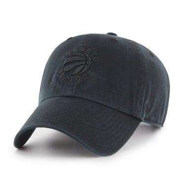 Toronto Raptors NBA Clean Up Black On Black Cap