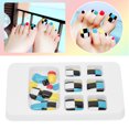 thumbnail image 1 of False Toe Nails, Exquisite Nail Art False Toe Nails ABS  For Mothers For Weddings J68,J74,J76,J77,J78, 1 of 8