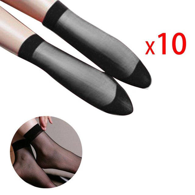 kurtrusly Women Ultra-Thin Transparent Short Ankle Stockings Socks