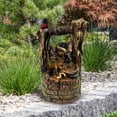 thumbnail image 5 of Angelo Décor Corra Indoor/Outdoor Tabletop Fountain with energy-efficient pump and LED accent lighting, 5 of 5