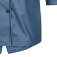 thumbnail image 4 of Mikilon Women's Solid Color Rain Jacket Outdoor Hooded Waterproof Windproof Long Coat, 4 of 4