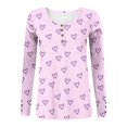 thumbnail image 4 of Birdeem Mode Femmes Décontracté Manches Longues Imprimé Col Rond T-Shirt Ample Blouse Hauts, 4 of 12