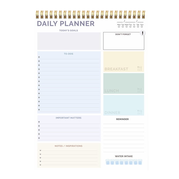 fheaev Daily To-Do Notepad To-Do List Notepad Management Task Plan List Notebook Organizer For School Office Supplies Undated Agenda 52 Sheets