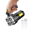 thumbnail image 1 of Boovnll Rechargeable Flashlights, Explosion Led Flashlight Super Bright Rechargeable Camping Flashlight Table Lamp Outdoor Lighting, Flashlights High Lumens, Flashlights, Flashlight, 1 of 9