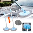 thumbnail image 1 of TIMIFIS Wash Mop Car Wash Mop Cleaning Brush Adjustable Telescopic Car Wash Brush Kit Mop Long Handle Vehicle Cleaning Tool Other Exterior Accessories, 1 of 9