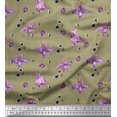 thumbnail image 1 of Soimoi Poly Georgette Fabric Check,Spider & Bat Kids Printed Craft Fabric by The Yard 52 Inch Wide, 1 of 3