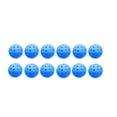 thumbnail image 1 of bedienty 12x Yellow Fine Workmanship Pickleball Balls For Outdoor Training Sessions Interesting And Fun Holes blue, 1 of 6
