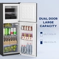 thumbnail image 4 of HOMCOM Mini Fridge with Freezer 4.6 Cu.Ft 2 Door Small Refrigerator Black, 4 of 10