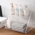 thumbnail image 3 of Home Textile Storage Stackable Cabinet Shelves for Kitchen Counter Multipurpose Storage Rack for Living Room Bedroom and Bathroom, 3 of 7