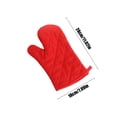 thumbnail image 4 of Sentmoon Oven Gloves Oven Mits 1 PC Solid Color Quilted Microwave Non Scalding Heat Resistive High Temperature Non Slip Gloves Kitchen Oven Baking Special Suitable for Kitchen Restaurant, 4 of 7