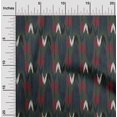 thumbnail image 1 of oneOone Polyester Lycra Fabric Arrow Ikat Printed Craft Fabric BTY 56 Inch Wide, 1 of 4