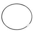 thumbnail image 1 of Unique Bargains Câble de Boucle de Porte-Clés en Acier Inoxydable Enduit de PVC de 300mm de Longueur Noir 4 Unités, 1 of 6