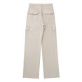 thumbnail image 3 of Timegard Pants for Women Straight Leg Solid Color Cargo Pants Lounge Pants with Pockets Fall Outdoor, 3 of 5